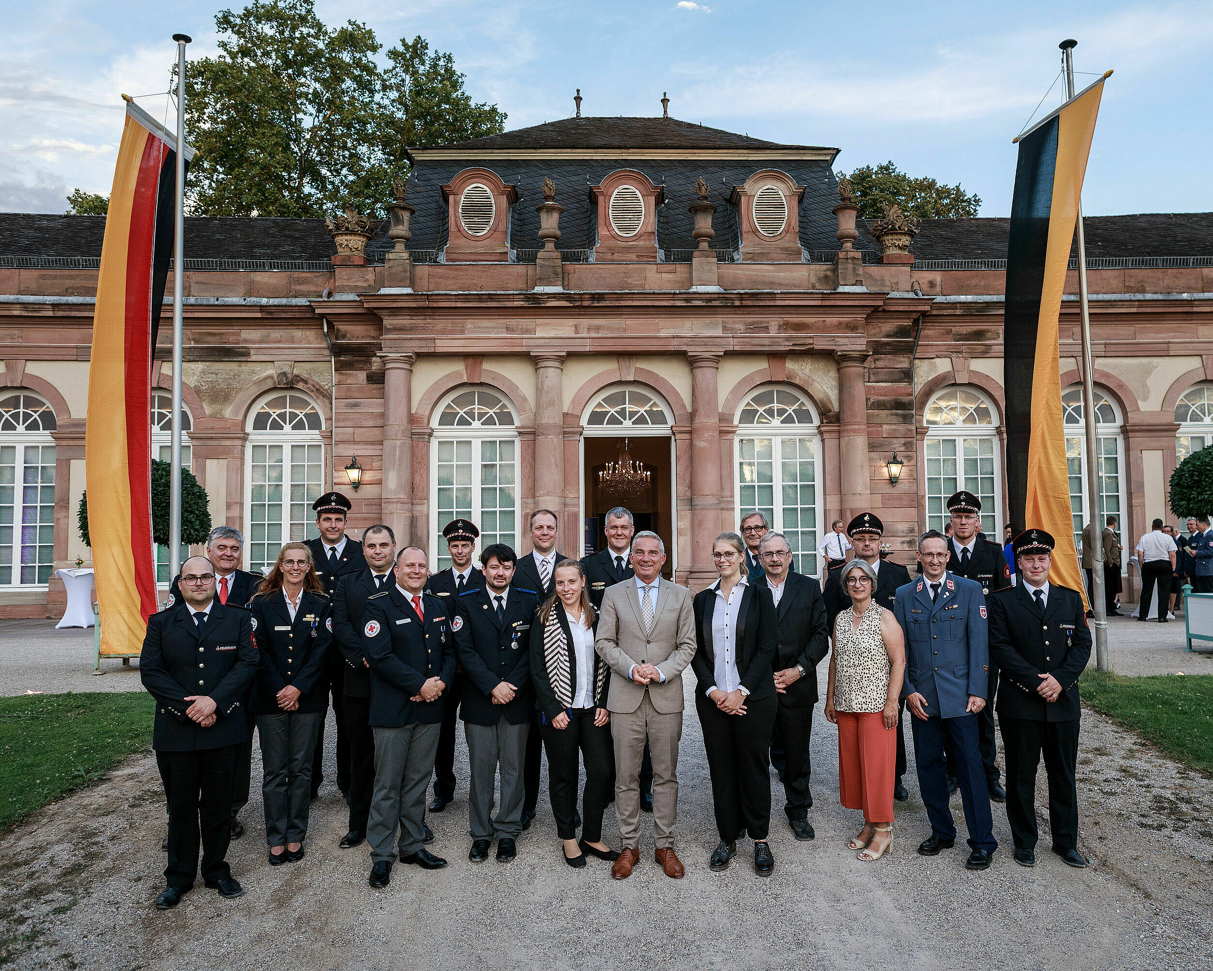 Bevölkerungsschutz Ehrenzeichen Baden-Württemberg an René Rossow, DRK Kreisverband Heilbronn e.V., Foto: Gordon Koelmel
